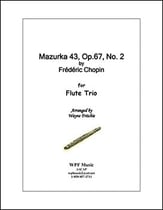 Mazurka 43, Opus 67, No. 2 P.O.D. cover